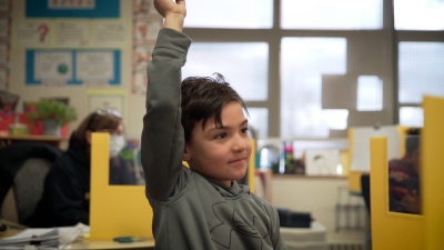 a student ask a question