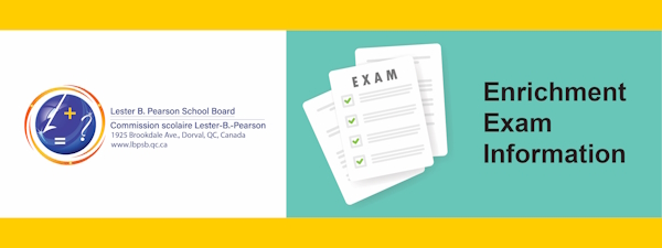2023 Enrichment Exam Information