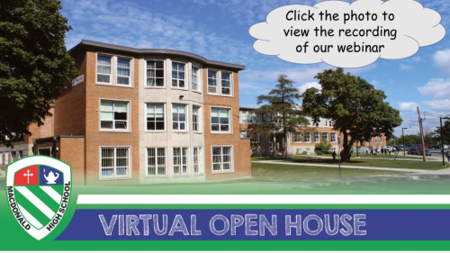 Macdonald Open House webinar