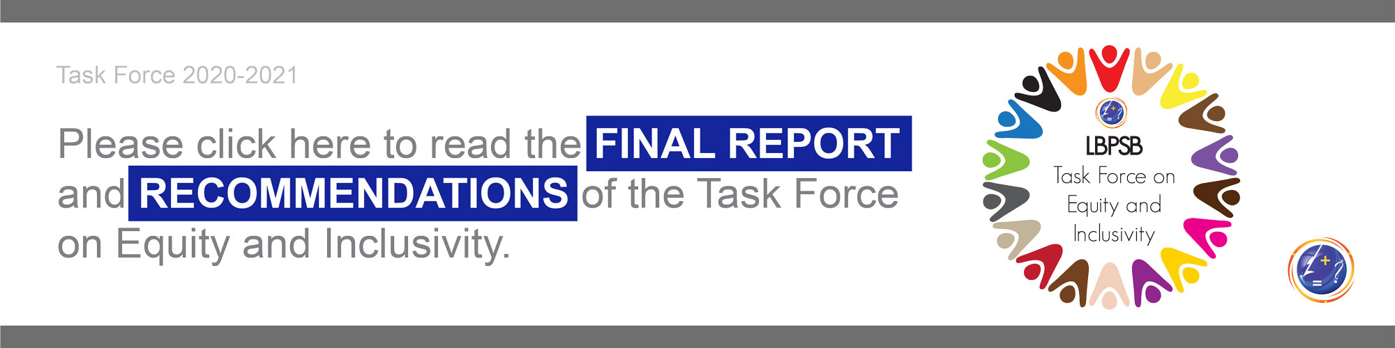 Final report and recommendations of the task force on equity and inclusivity - opens PDF in a new browser